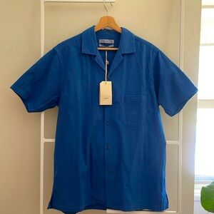 Smock Seersucker Camp Shirt New